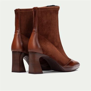 Hispanitas Atlanta Front Zip Heel Boot - Brown